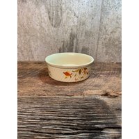 Hallen Superior, Casserole Geschirr, Juwel Tee Geschirr, Herbst Blatt Muster, Hall China, Ofenfeste Schale, Backform Auflaufform, Vintage Backen von RusticBuckets