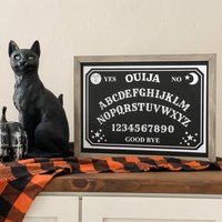 Ouija Board Zeichen, Halloween Gruselige Dekor, Spirituelle Geist Dekor von RusticCultureCompany