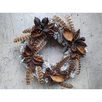 10" Weihnachtskranz - Weihnachtsdekoration Hängekranz Wohndekoration von RusticHouse11