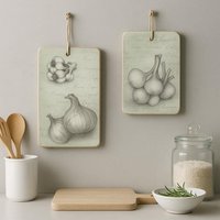 Decoupage Malerei - Küchen Deko 2Er Set Decoupage Malerei - Küchen Deko 2Er Set von RusticHouse11