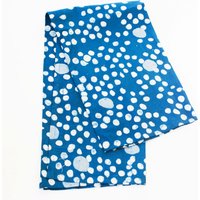 Blaue Koralle Wirbel Handbedruckt Batik Baumwolle Küchen Geschirrtuch von RusticLoom