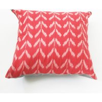 Handgewebte Baumwolle Ikat 22 X Werfen Kissen - Grau Tulpe Muster Fair Trade Bronze Reißverschluss-Gehäuse Rustikale Loom Handgewebte Baumwolle Ikat 22 X Werfen Kissen - Grau Tulpe Muster Fair Trade Bronze Reißverschluss-Gehäuse Rustikale Loom von RusticLoom