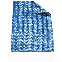 Indigo Blau Chevron Geschirrtuch - Handbedruckt Batik Leinen Küchentuch Indigo Blau Chevron Geschirrtuch - Handbedruckt Batik Leinen Küchentuch von RusticLoom