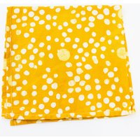 Mais Gold Koralle Punkt Batik Block Bedruckte Baumwollservietten 4Er Set von RusticLoom