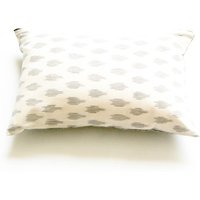 Weiß Modern Dot Handgewebt Baumwolle Ikat 12 X 18 Lendenkissen Fair Trade Bronze Reißverschluss Weiß Modern Dot Handgewebt Baumwolle Ikat 12 X 18 Lendenkissen Fair Trade Bronze Reißverschluss von RusticLoom