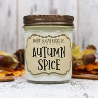 Herbst Gewürz Duftkerze Soja Wachs Kerze Handgemacht Klar Brennende 3 Grössen Mit Geschenk Box Fruchtig Spicy Vanille Erntedank Herbst Gewürz Duftkerze Soja Wachs Kerze Handgemacht Klar Brennende 3 Grössen Mit Geschenk Box Fruchtig Spicy Vanille Erntedank von RusticSugarCreekCo