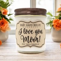 Ich Liebe Mama Kerze Muttertagsgeschenk Für Geschenk Von Kindern Personalisiertes Mamageschenk Muttergeschenke Geburtstagsgeschenk Geschenkideen von RusticSugarCreekCo