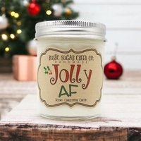 Jolly Af Soya Wachs Weihnachtskerze 3 Größen Handgefertigt Sauber Brennen Mit Geschenk Box Jolly Af Soya Wachs Weihnachtskerze 3 Größen Handgefertigt Sauber Brennen Mit Geschenk Box von RusticSugarCreekCo