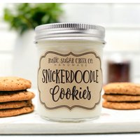 Snickerdoodle Cookies Duftkerze Soja Wachs Kerze Handgemacht Sauber Abbrennen 3-Größen Mit Geschenk Box Bakery von RusticSugarCreekCo