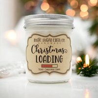 Weihnachten Laden Sojawachs Weihnachtskerzen Handmade Saubere Verbrennung 3 Größen Mit Geschenkbox Wählen Sie Einen Duft von RusticSugarCreekCo
