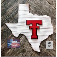 Texas Tech Rustikales Schild von RusticTexas2019