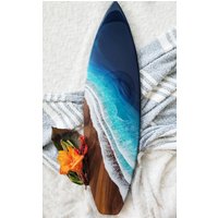 36-Zoll-Schwarznuss-Hartholz-Surfbrett von RusticTidesTX