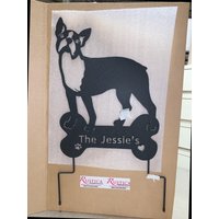 Boston Terrier Metall Statue Benutzerdefinierte Haustier Gedenkstätte, Hunde Garten Kunst Boston Terrier Metall Statue Benutzerdefinierte Haustier Gedenkstätte, Hunde Garten Kunst von RusticaOrnamentals