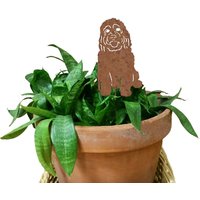 Cockapoo Weihnachtsschmuck Metall Hund Pflanze Marker, Erinnerung Geschenk von RusticaOrnamentals