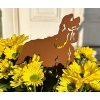 Cocker Spaniel Gartenstecker Metall-Hundepfahl, Haustier-Denkmal Cocker Spaniel Gartenstecker Metall-Hundepfahl, Haustier-Denkmal von RusticaOrnamentals
