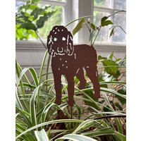 Goldendoodle Gartenstecker Gartenstecker Aus Metall Goldendoodle Gartenstecker Gartenstecker Aus Metall von RusticaOrnamentals