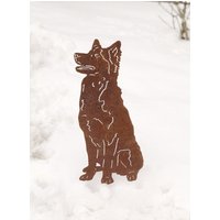 Husky Gartenstecker Rostiger Siberian Aus Metall Husky Gartenstecker Rostiger Siberian Aus Metall von RusticaOrnamentals
