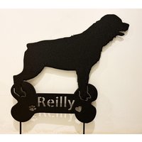 Rottweiler Gartenstecker Rustikale Metallhundegedenkkunst Rottweiler Gartenstecker Rustikale Metallhundegedenkkunst von RusticaOrnamentals