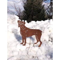 Rustikaler Metall Boxer Hund Gartenstecker Oder Wandkunst Rustikaler Metall Boxer Hund Gartenstecker Oder Wandkunst von RusticaOrnamentals