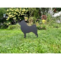 Schipperke Gartenstecker Oder Wandbehang, Hunde-Denkmal, Metall Gartenkunst Schipperke Gartenstecker Oder Wandbehang, Hunde-Denkmal, Metall Gartenkunst von RusticaOrnamentals
