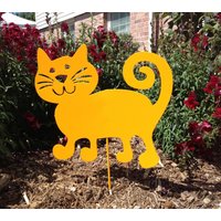 Ziggly Cat Gartenpfahl Oder Metallwandkunst Katzengedenkgeschenk Ziggly Cat Gartenpfahl Oder Metallwandkunst Katzengedenkgeschenk von RusticaOrnamentals