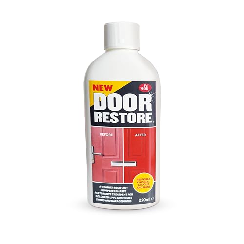 NEW DOOR RESTORE | Stellt die ursprüngliche Farbe und das Aussehen von ausgeblichenen uPVC-Verbundtüren wieder her | 250ml von Rustins