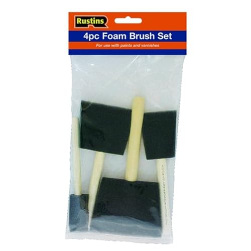 Rustins Foam Brush Set (1,2,3 & 4 In) von Rustins