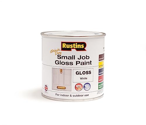 Rustins Small Job Glanzlack, weiß, 250 ml von Rustins