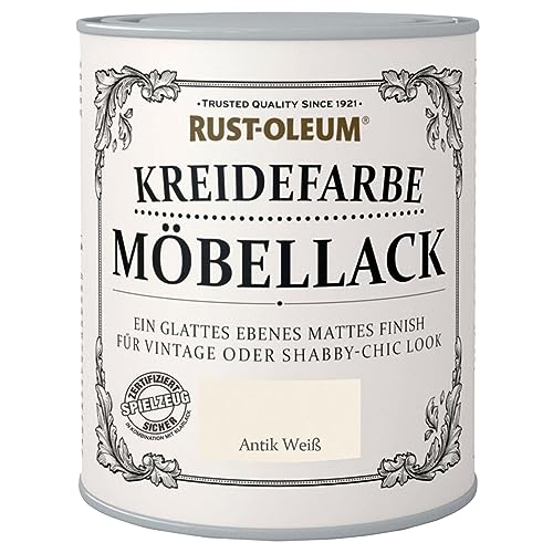 Rust Oleum Möbellack Kreidefarbe Antik Weiss Matt 750 ml von Rust-Oleum