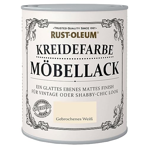 RUST-OLEUM 14002.DE.0.75 Kreidefarbe DOSE 750ml gebrochenes weiss von Rust-Oleum