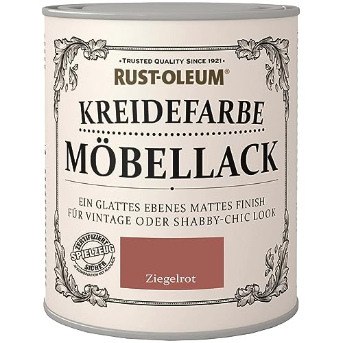 Rust Oleum Möbellack Kreidefarbe Ziegelrot 750 ml von Rust-Oleum