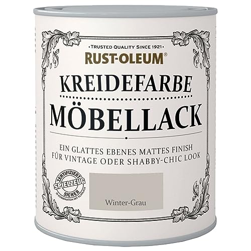 RUST-OLEUM 14013.DE.0.75 Kreidefarbe DOSE 750ml winter grau von Rust-Oleum