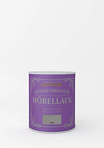 RUST-OLEUM Möbellack metallisches silber 750ml von Rust-Oleum