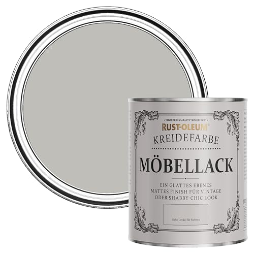 Rust-Oleum weiß Möbel- und Sockelleistenfarbe Kreidefarbe - Kiesel 750ml von Rustoleum