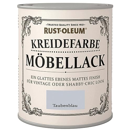 Rust Oleum Möbellack Kreidefarbe Taubenblau Matt 750 ml von Rust-Oleum