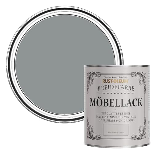 Rust-Oleum weiß Möbel- und Sockelleistenfarbe Kreidefarbe - Anthrazit Medium 750ml von Rust-Oleum