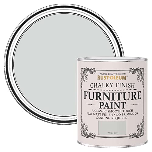 Rust-Oleum weiß Möbel- und Sockelleistenfarbe Kreidefarbe - Wintergrau 750ml Rust-Oleum weiß Möbel- und Sockelleistenfarbe Kreidefarbe - Wintergrau 750ml von Rust-Oleum
