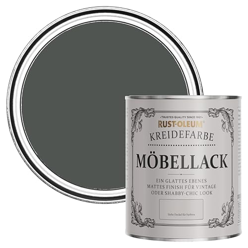Rust-Oleum weiß Möbel- und Sockelleistenfarbe Kreidefarbe - Grafit 750ml von Rust-Oleum
