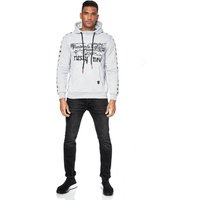 Rusty Neal Kapuzensweatshirt, mit plakativem Frontprint von Rusty Neal