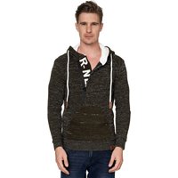 Rusty Neal Kapuzensweatshirt, mit stylischem Ausschnitt von Rusty Neal