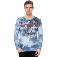 Rusty Neal Langarmshirt, mit Batik-Print von Rusty Neal