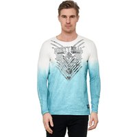 Rusty Neal Langarmshirt, mit eindrucksvollem Front-Print von Rusty Neal