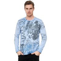 Rusty Neal Langarmshirt, mit lässigem Print von Rusty Neal