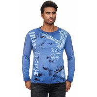 Rusty Neal Langarmshirt, mit coolem Adler-Print von Rusty Neal