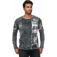 Rusty Neal Langarmshirt, mit coolem Print von Rusty Neal