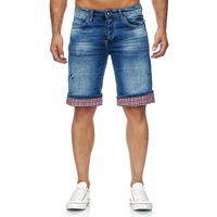 Rusty Neal Shorts "Satto", mit kariertem Umschlag von Rusty Neal
