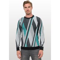 Rusty Neal Strickpullover, im Colorblock-Design von Rusty Neal