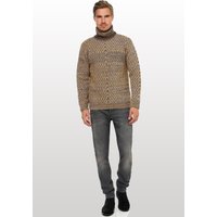 Rusty Neal Strickpullover, im angesagten Kontrast-Design von Rusty Neal