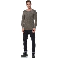 Rusty Neal Strickpullover, im dezenten Batik-Design von Rusty Neal