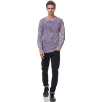 Rusty Neal Strickpullover, im dezenten Batik-Design von Rusty Neal